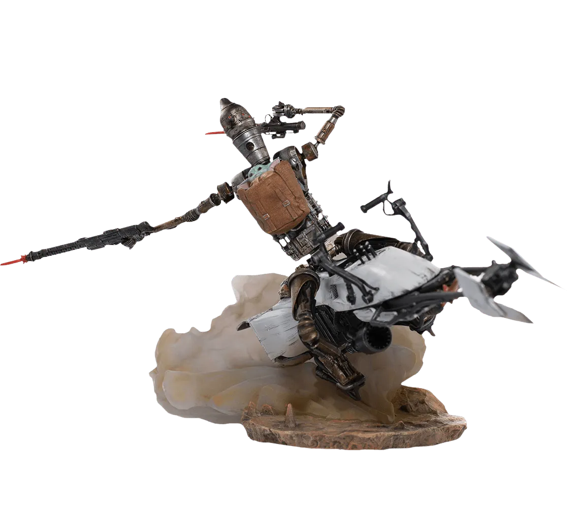 Star Wars: Mandalorian - IG-11 & Child Deluxe 1:10 Scale Statue