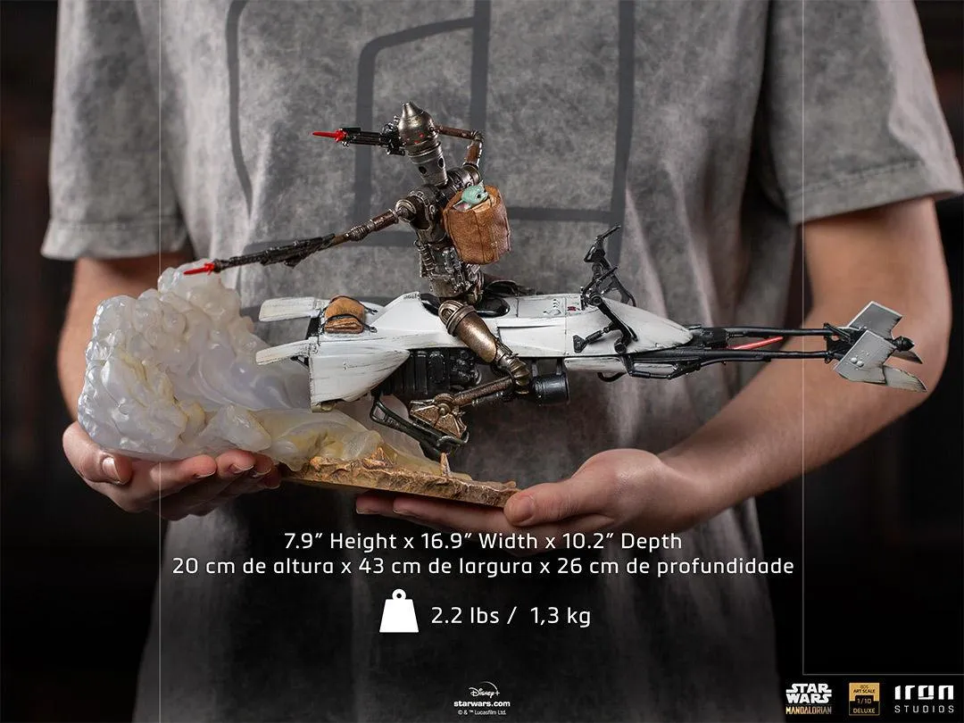Star Wars: Mandalorian - IG-11 & Child Deluxe 1:10 Scale Statue - Image 12