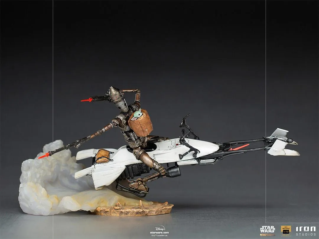Star Wars: Mandalorian - IG-11 & Child Deluxe 1:10 Scale Statue - Image 5