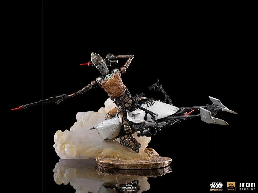 Star Wars: Mandalorian - IG-11 & Child Deluxe 1:10 Scale Statue - Image 9