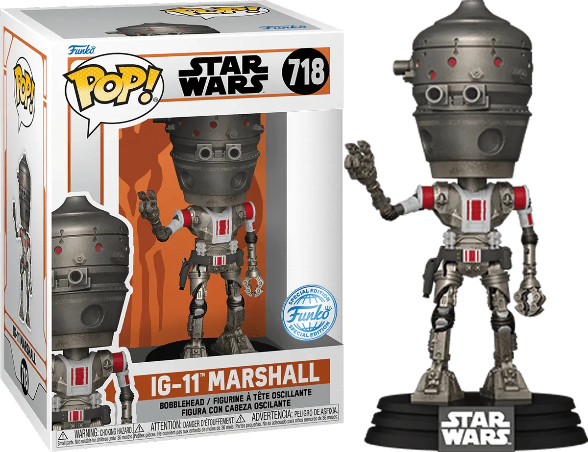 Star Wars: Mandalorian - IG-11 Marshall US Exclusive Pop! Vinyl [RS]