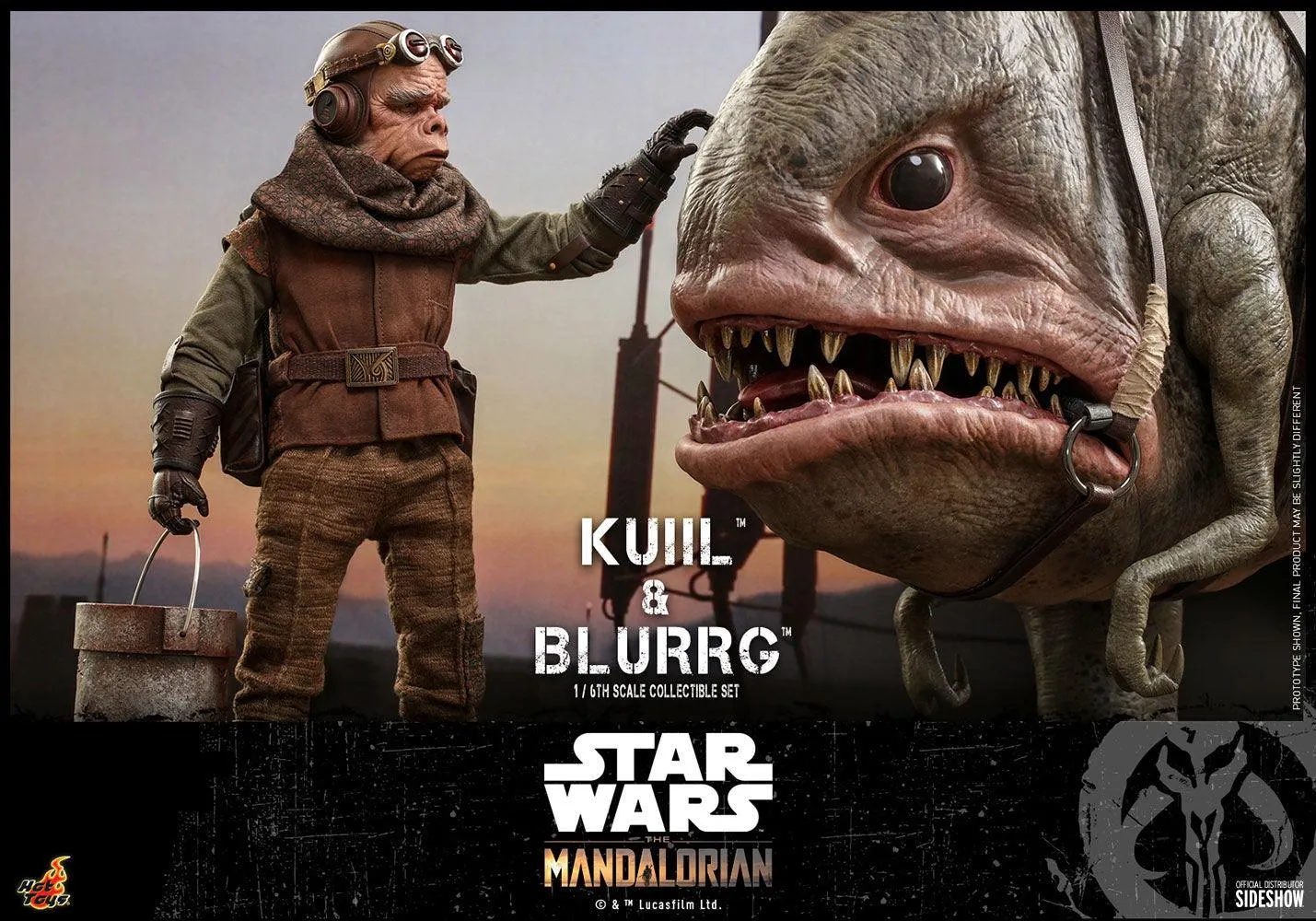 Star Wars: Mandalorian - Kuiil & Blurrg 1:6 Scale Action Figure - Image 15