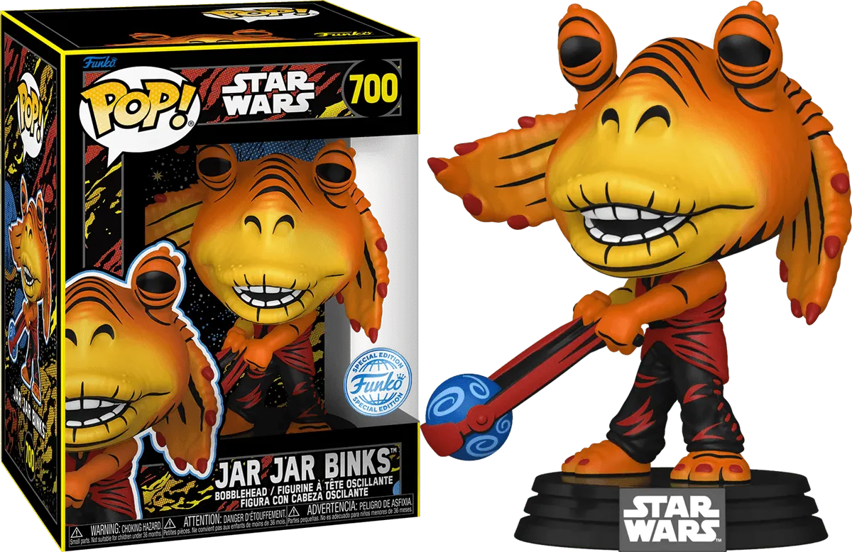 Star Wars: Phantom Menace 25th Anniversary - Jar Jar Binks US Exclusive Retro Pop! Vinyl [RS]