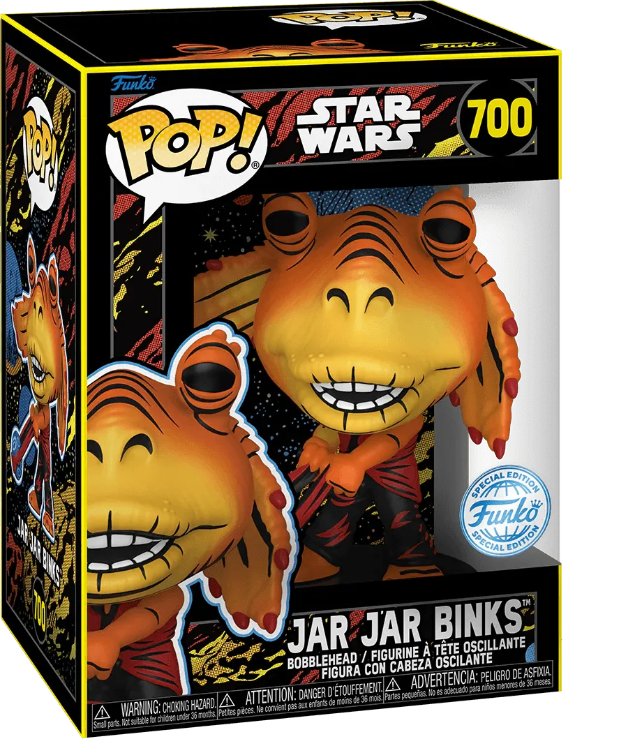 Star Wars: Phantom Menace 25th Anniversary - Jar Jar Binks US Exclusive Retro Pop! Vinyl [RS] - Image 3