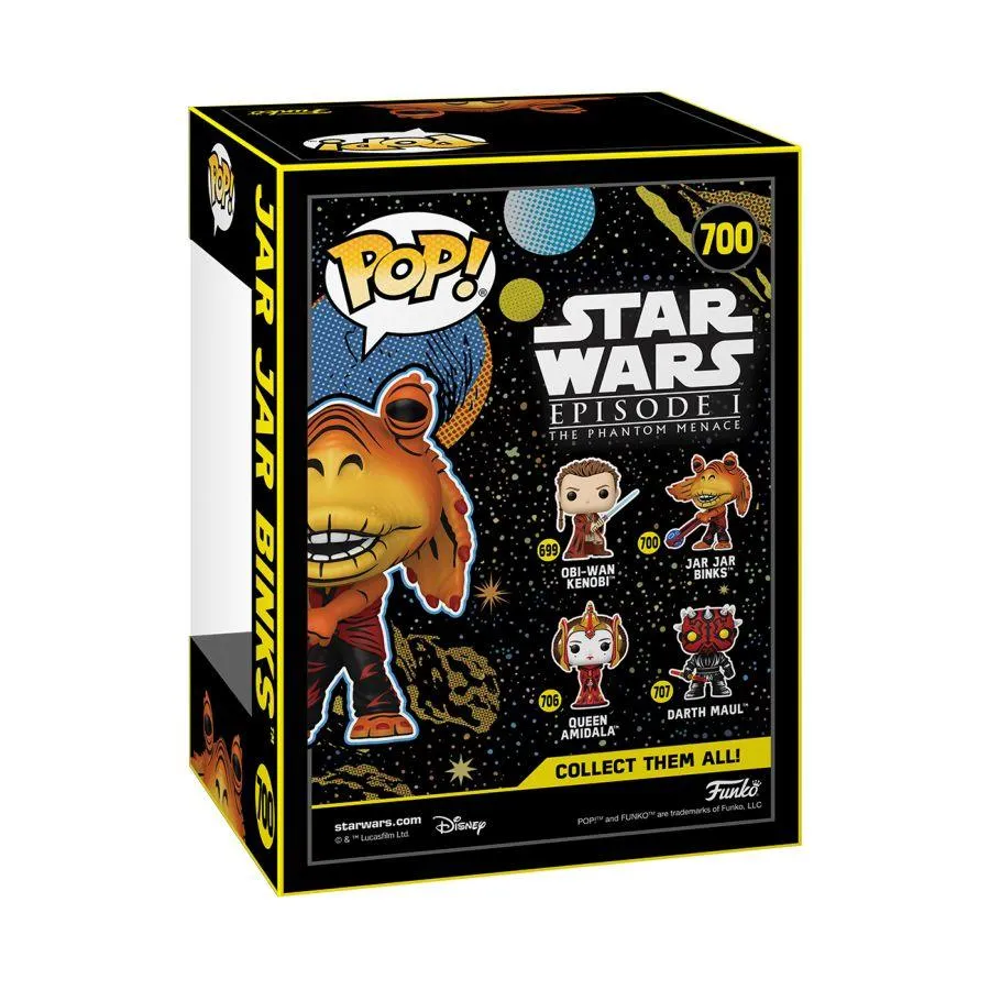 Star Wars: Phantom Menace 25th Anniversary - Jar Jar Binks US Exclusive Retro Pop! Vinyl [RS] - Image 4