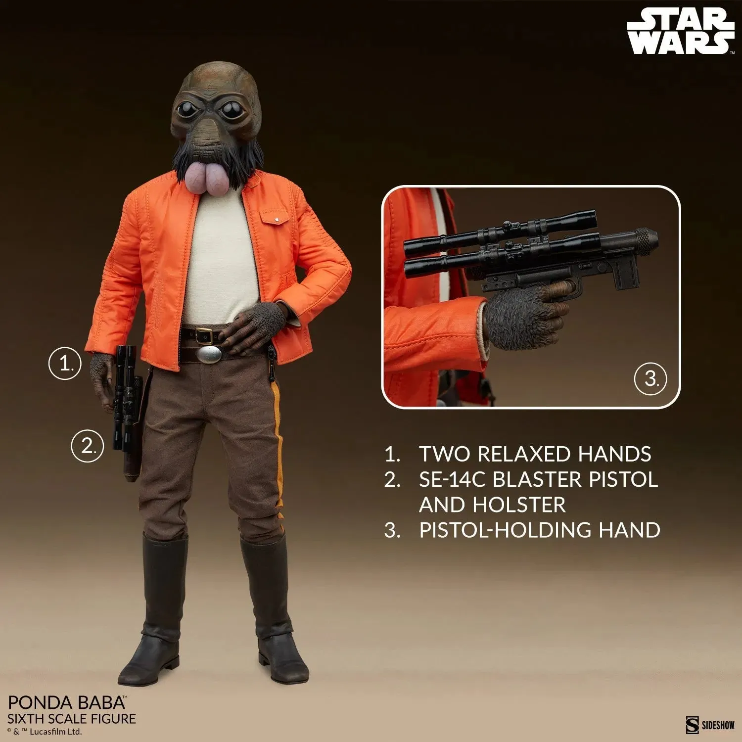 Star Wars - Ponda Baba 1:6 Scale Figure - Image 5