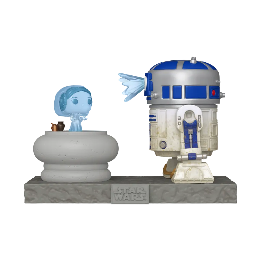 Star Wars - R2D2 with Leia Hologram Pop! Deluxe - Image 2