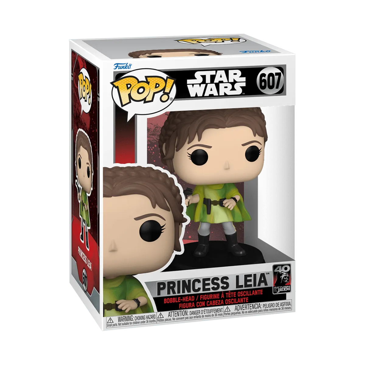 Star Wars: Return of the Jedi 40th Anniversary - Leia Bounty Hunter Pop! Vinyl - Image 3
