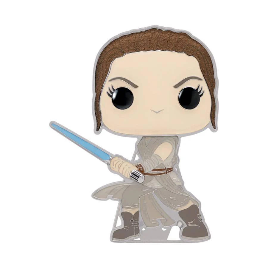 Star Wars - Rey 4" Pop! Enamel Pin - Image 2