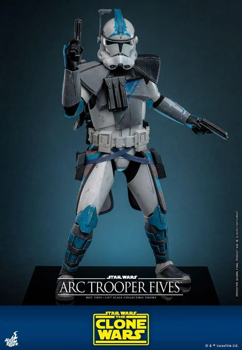 Star Wars: The Clone Wars - Arc Trooper Fives 1:6 Scale Collectable Action Figure - Image 6