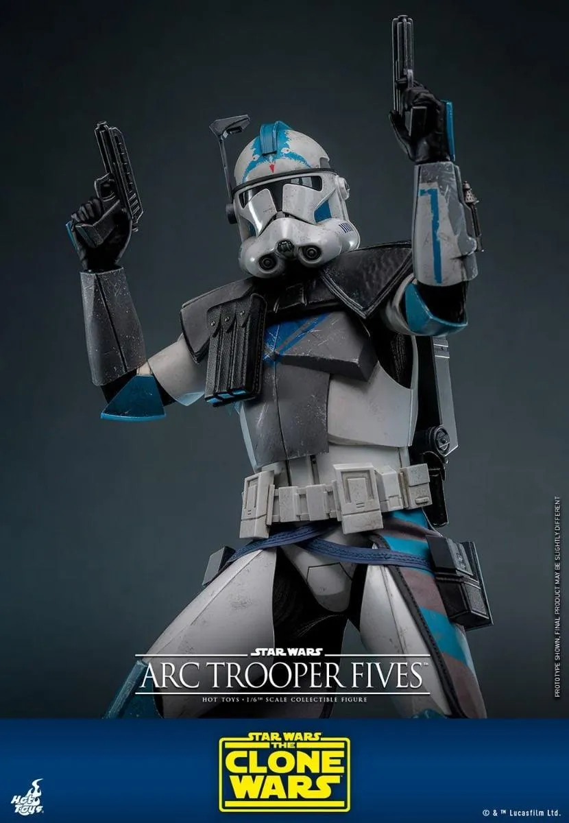 Star Wars: The Clone Wars - Arc Trooper Fives 1:6 Scale Collectable Action Figure - Image 9