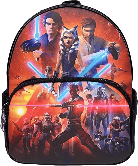 Star Wars: The Clone Wars - Lightsaber Glow US Exclusive Mini Backpack [RS]