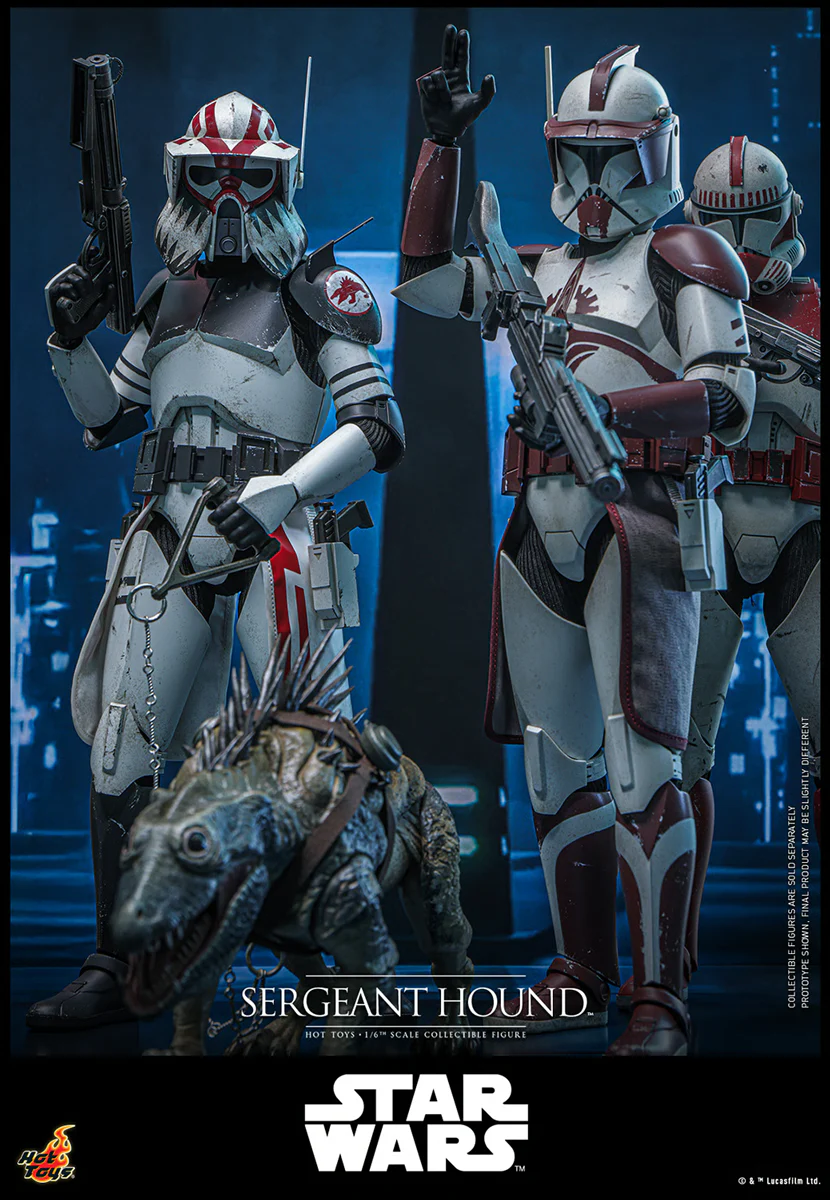 Star Wars: The Clone Wars - Sergeant Hound 1:6 Scale Collectable Action Figure - Image 14