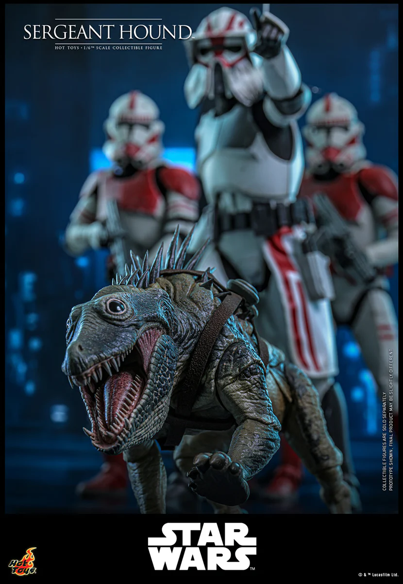 Star Wars: The Clone Wars - Sergeant Hound 1:6 Scale Collectable Action Figure - Image 19