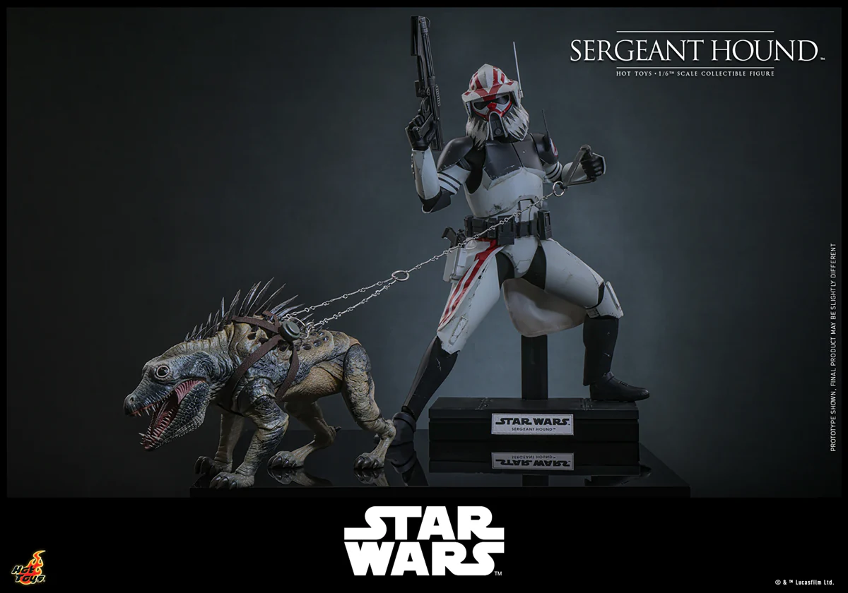 Star Wars: The Clone Wars - Sergeant Hound 1:6 Scale Collectable Action Figure - Image 20