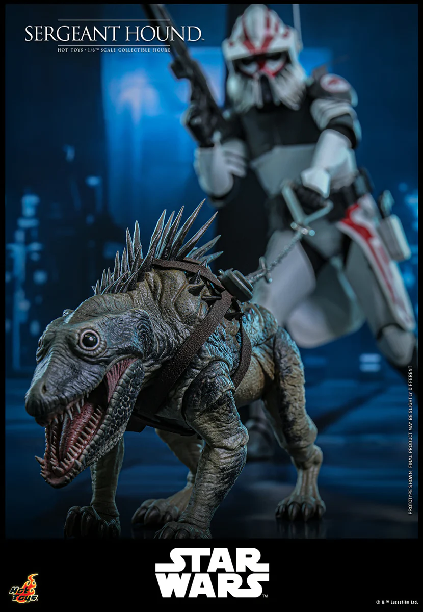 Star Wars: The Clone Wars - Sergeant Hound 1:6 Scale Collectable Action Figure - Image 5