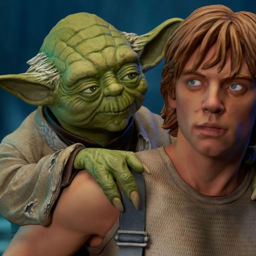 Star Wars: The Empire Strikes Back -Luke Skywalker with Yoda 1:6 Scale Mini Bust - Image 6