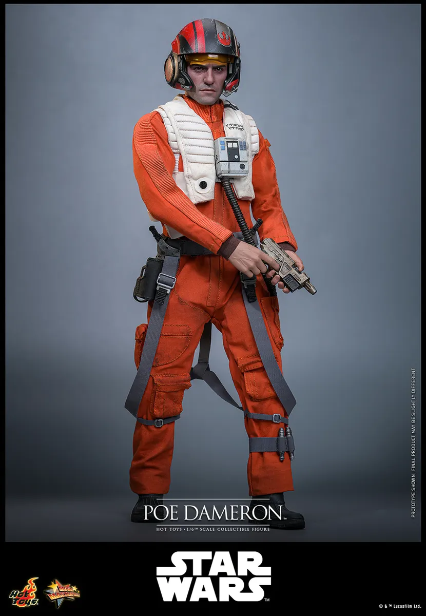Star Wars: The Force Awakens - Poe Dameron 1:6 Scale Collectable Action Figure - Image 10