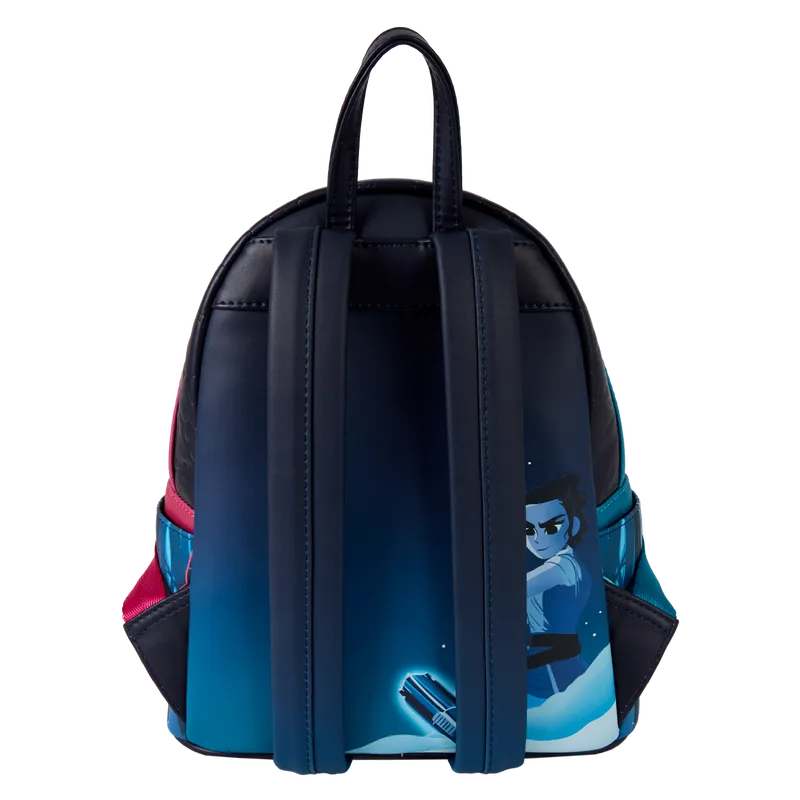 Star Wars: The Force Awakens - Rey & Kylo Ren Light Up Mini Backpack - Image 6