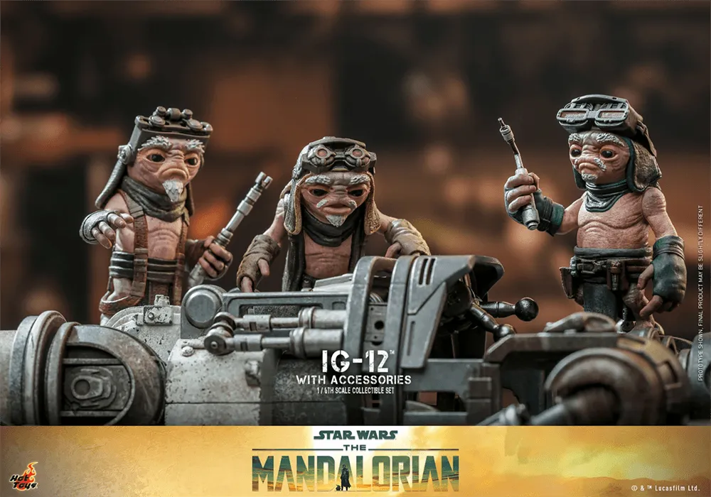 Star Wars: The Manadalorian - IG-12 1:6 Scale Collectible Figure Set - Image 22
