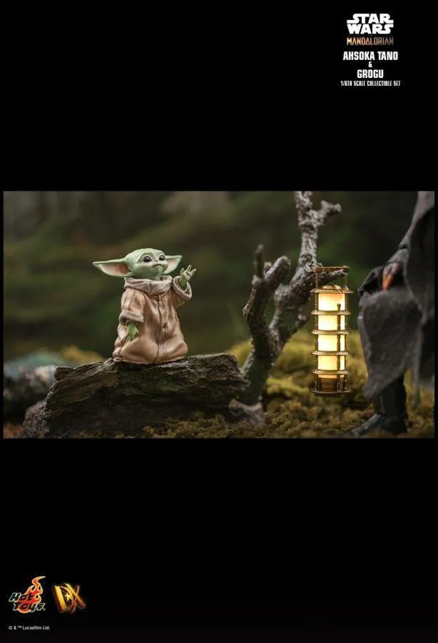 Star Wars: The Mandalorian - Ahsoka Tano and Grogu 1:6 Scale Collectable Action Figure Set - Image 7