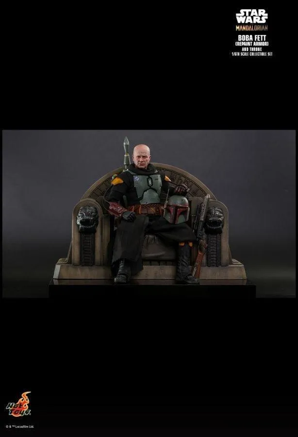 Star Wars: The Mandalorian - Boba Fett on Throne 1:6 Scale Collectable Action Figure - Image 16