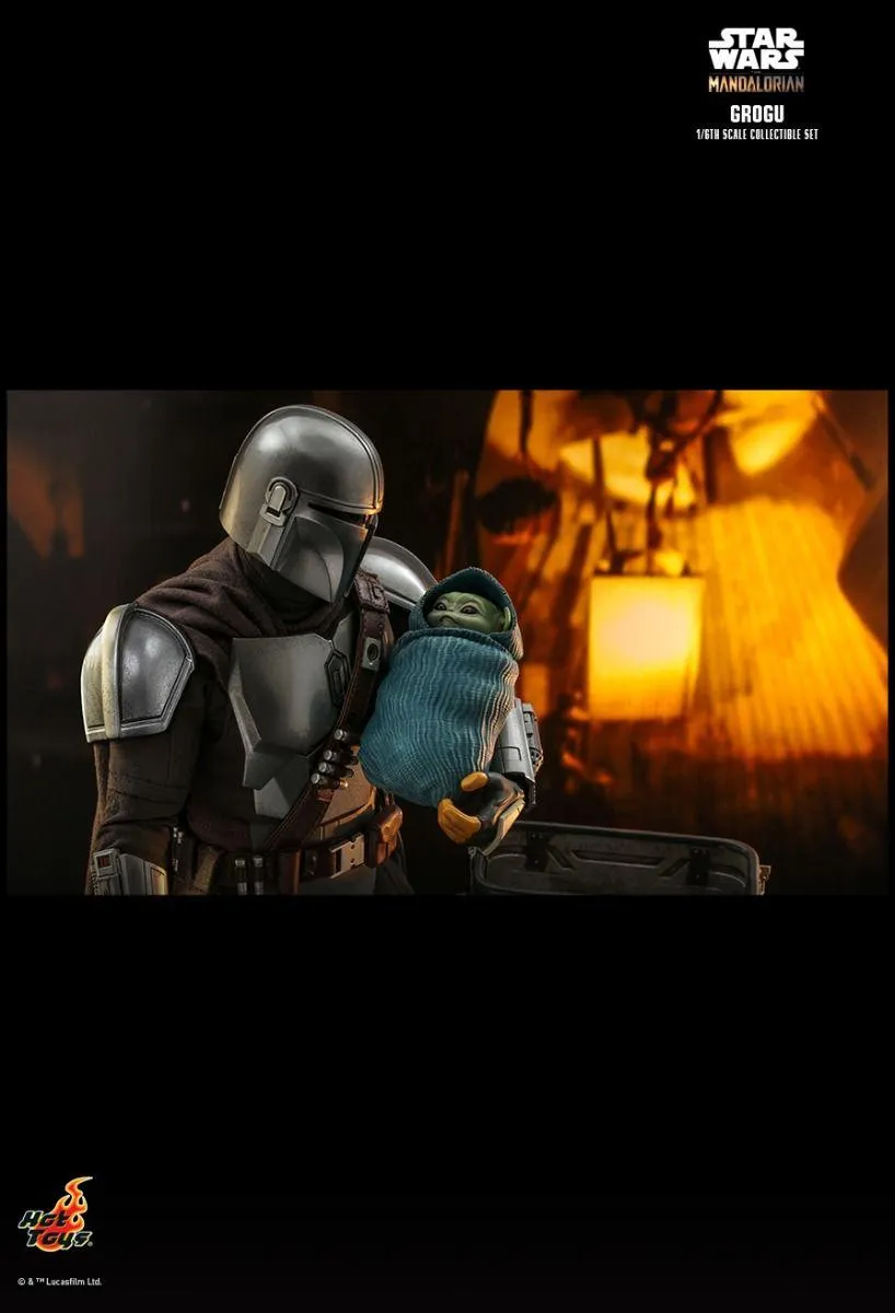 Star Wars: The Mandalorian - Grogu 1:6 Scale Collectable Action Figure Set - Image 7