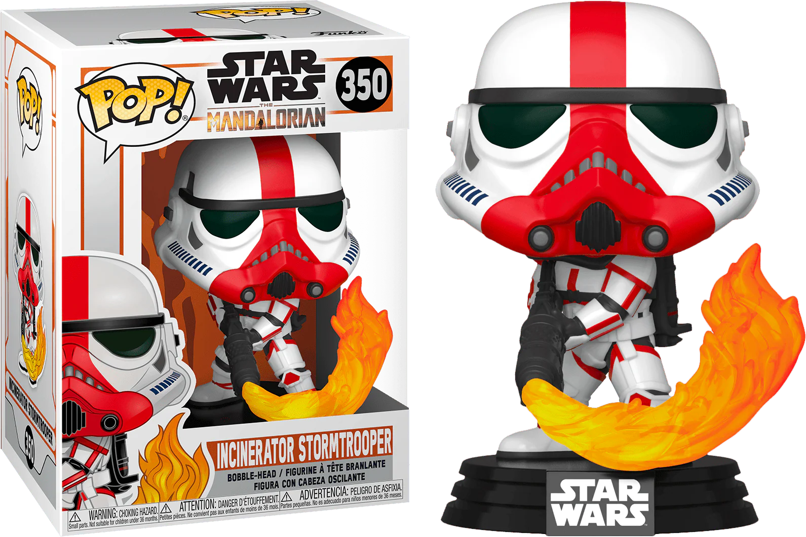 Star Wars: The Mandalorian - Incinerator Stormtrooper Pop! Vinyl