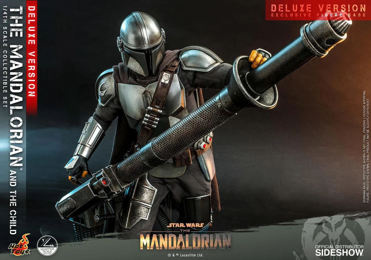 Star Wars: The Mandalorian - Mandalorian & The Child Deluxe 1:4 Scale Action Figure Set - Image 20