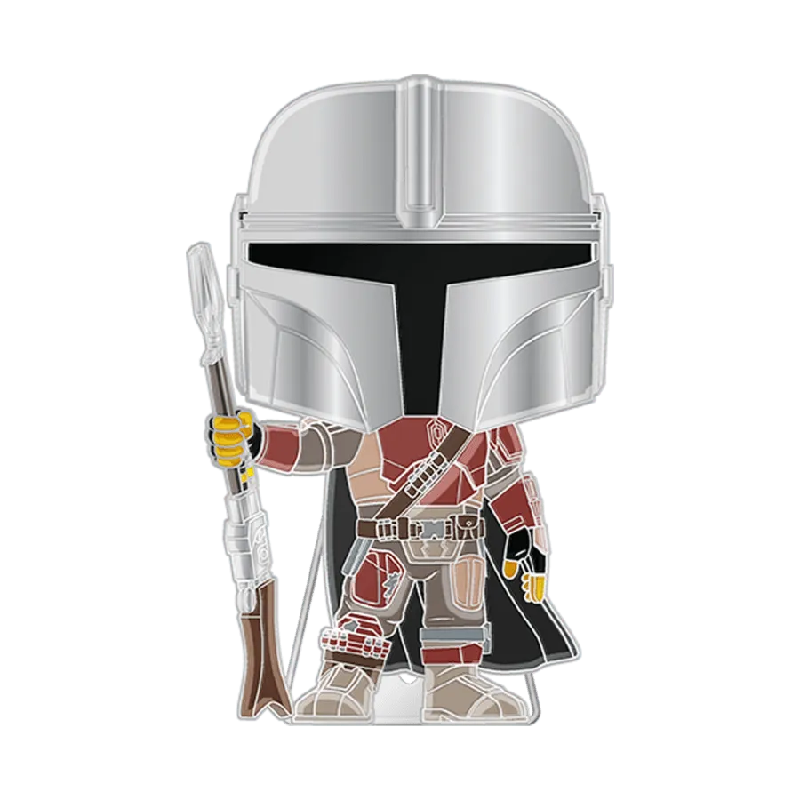 Star Wars - The Mandolorian (with chase) Pop! Enamel Pin - Image 2