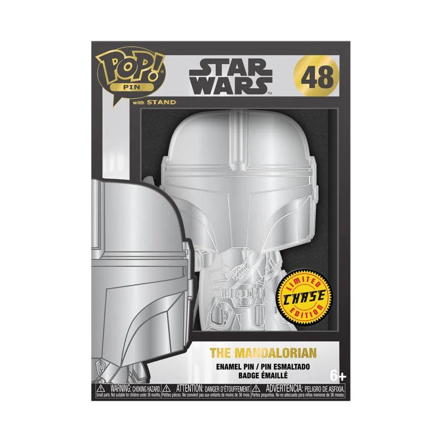 Star Wars - The Mandolorian (with chase) Pop! Enamel Pin - Image 6