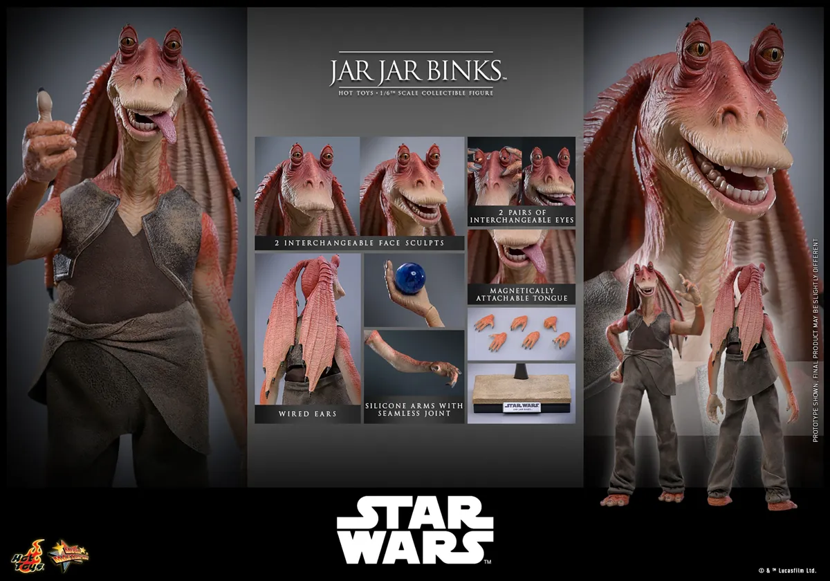 Star Wars: The Phantom Menace - Jar Jar Binks 1:6 Scale Collectable Action Figure - Image 21
