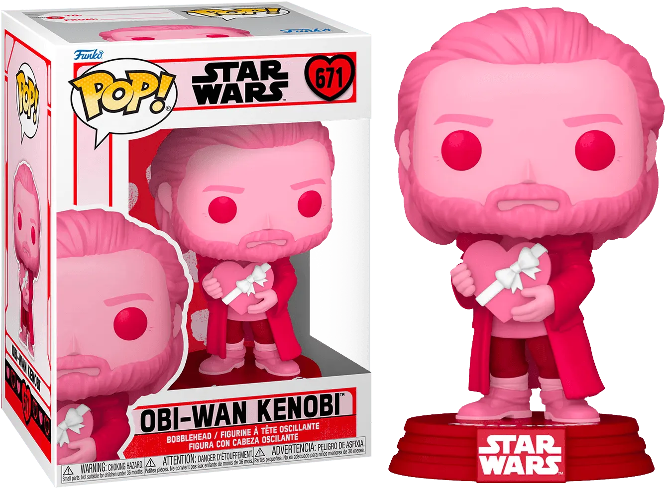 Star Wars: Valentines 2024 - Obi-Wan Kenobi Pop! Vinyl