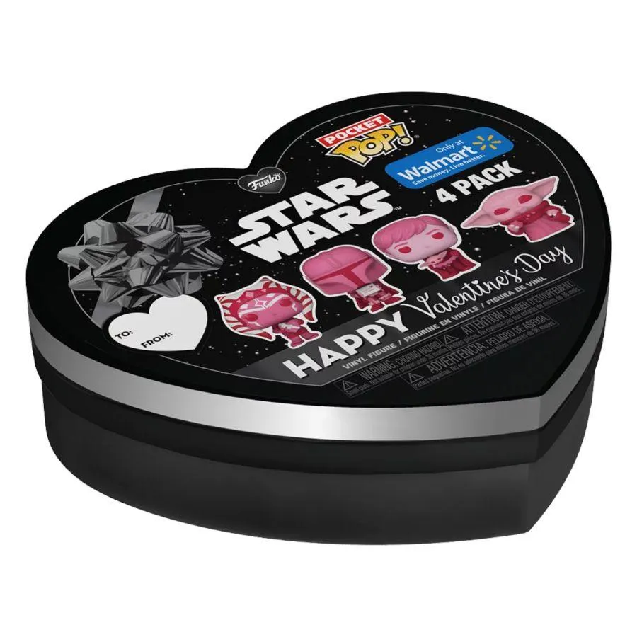 Star Wars: Valentines 2024 - Pink US Exclusive Pocket Pop! 4-Pack Heart Box [RS]