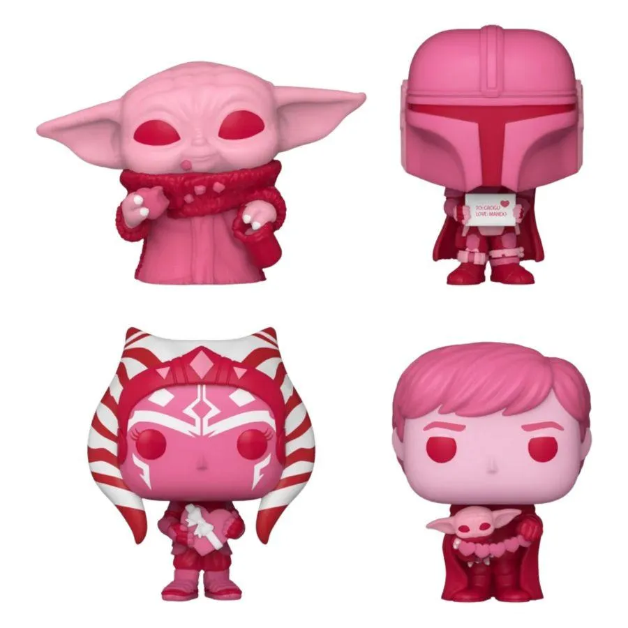 Star Wars: Valentines 2024 - Pink US Exclusive Pocket Pop! 4-Pack Heart Box [RS] - Image 3