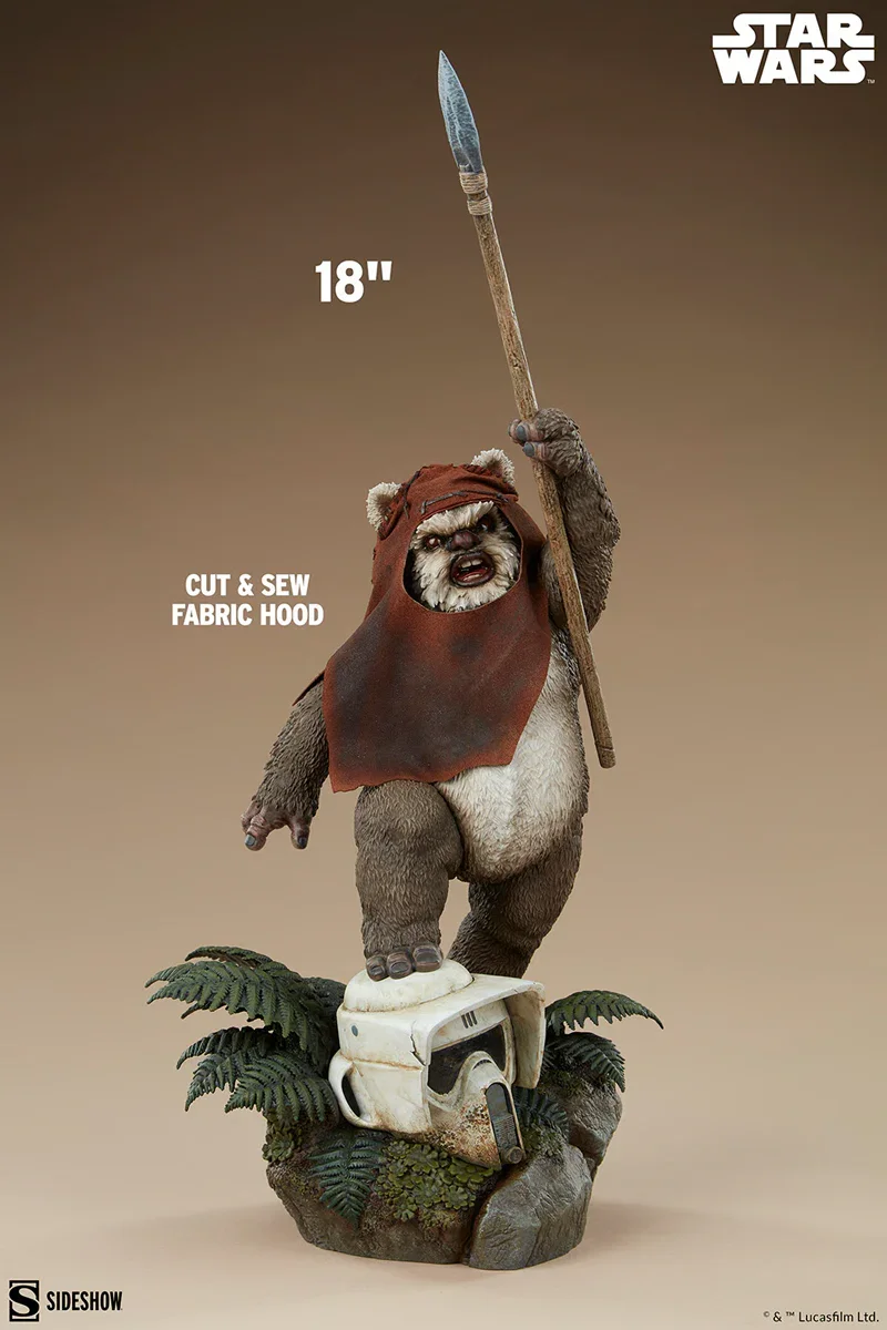 Star Wars - Wicket Premium Format Statue - Image 6