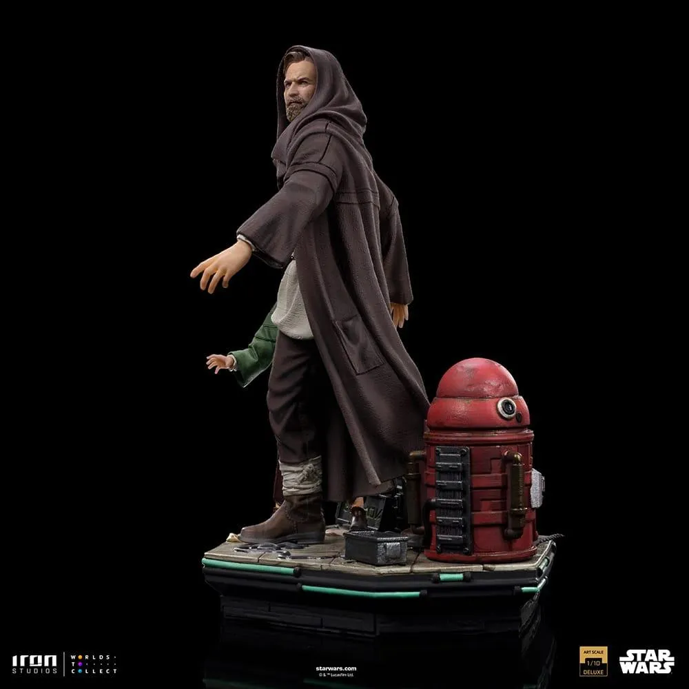Star Wars - Obi-Wan & Young Leia DLX 1:10 Statue - Image 4