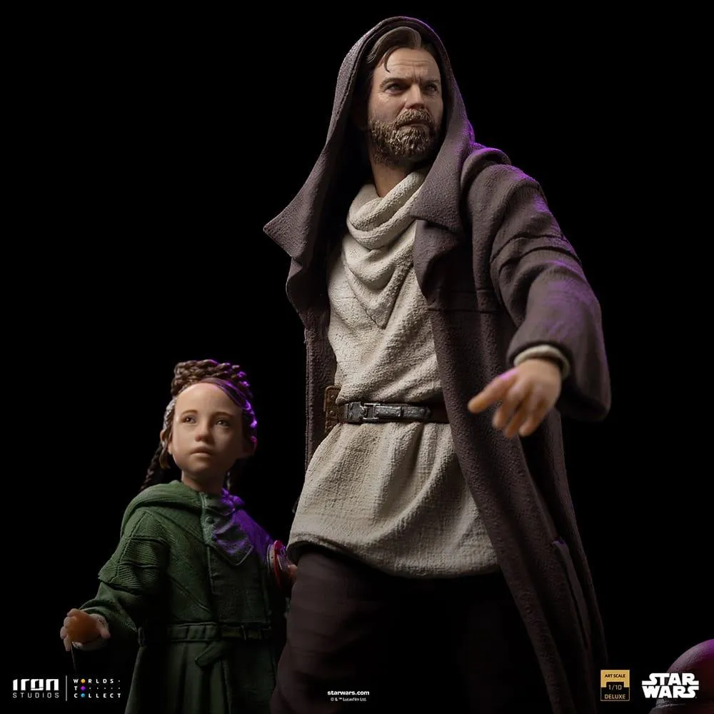 Star Wars - Obi-Wan & Young Leia DLX 1:10 Statue - Image 8