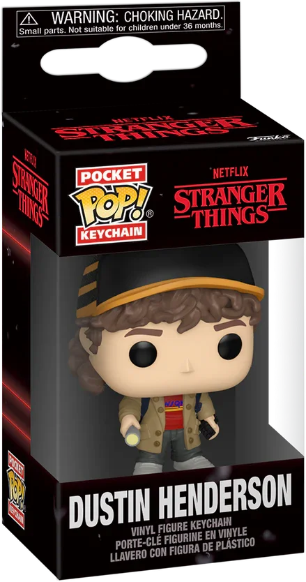 Stranger Things - Dustin Henderson Pop! Keychain - Image 3