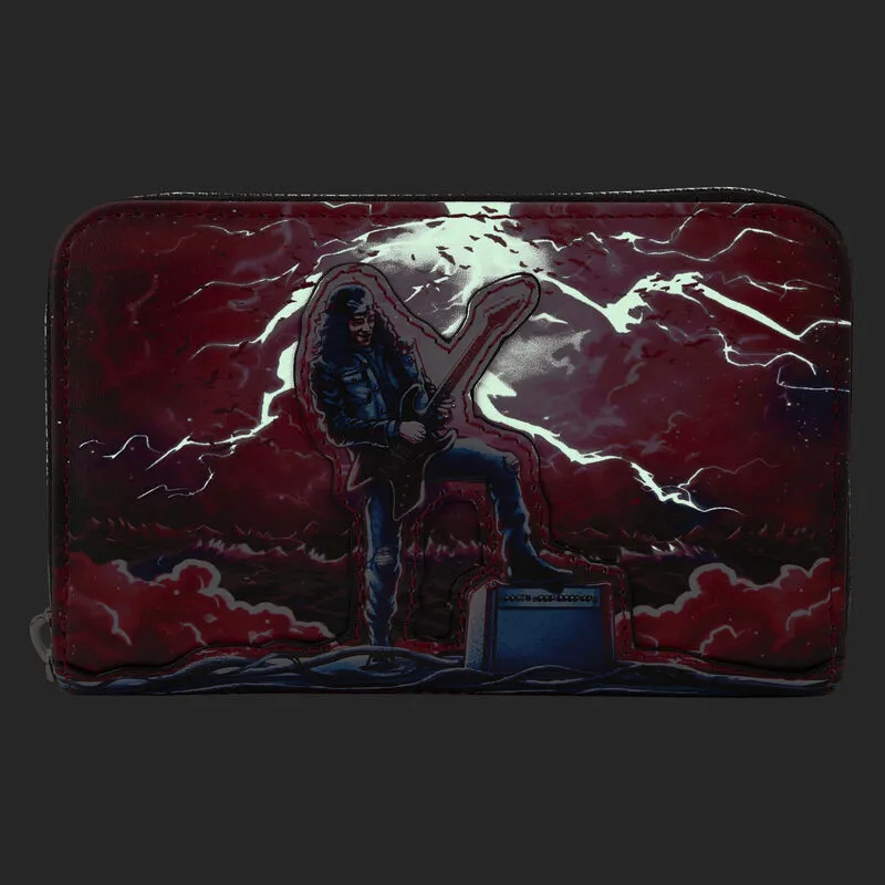 Stranger Things - Eddie Munson Tribute Glow Zip Around Wallet - Image 2