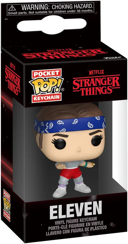 Stranger Things - Eleven with Bandana Pop! Keychain - Image 3