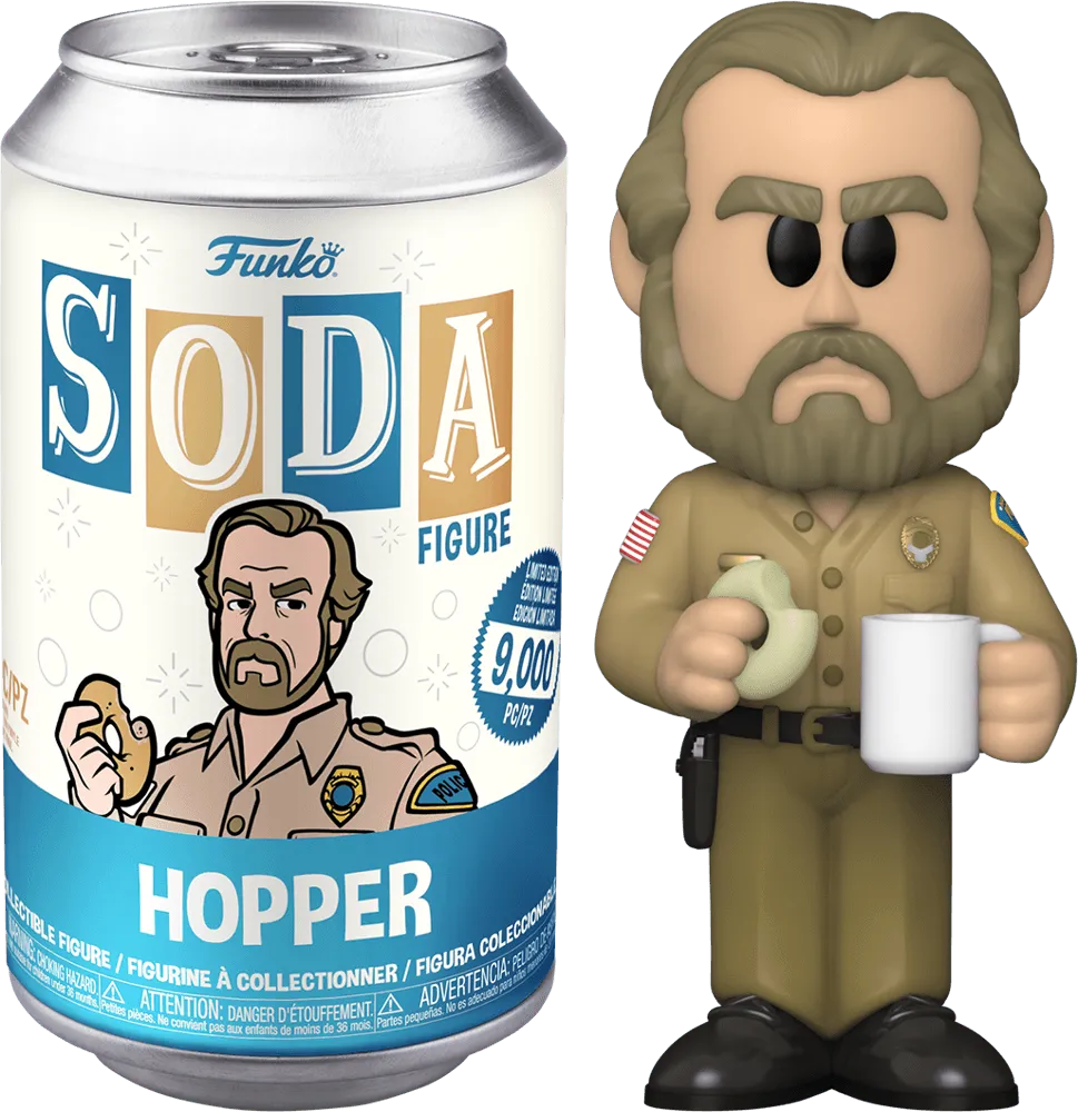 Stranger Things - Hopper US Exclusive (with chase) Vinyl Soda [RS]