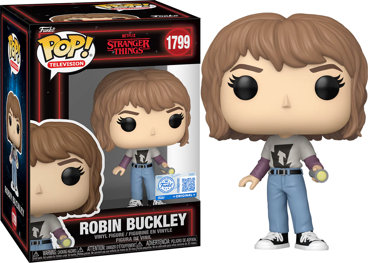 Stranger Things - Robin Buckley (with Flashlight) US Exclusive Pop! [RS]
