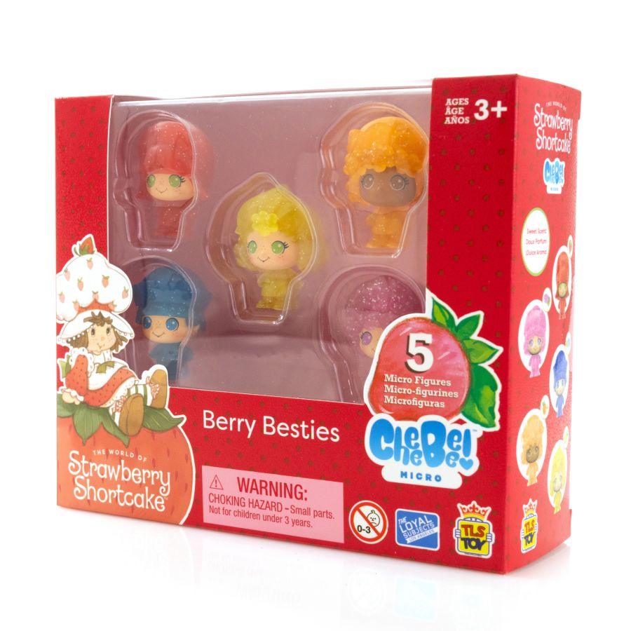 Strawberry Shortcake - 1.5" CheeBee Berry Besties Micro Set [5 Pack] - Image 7