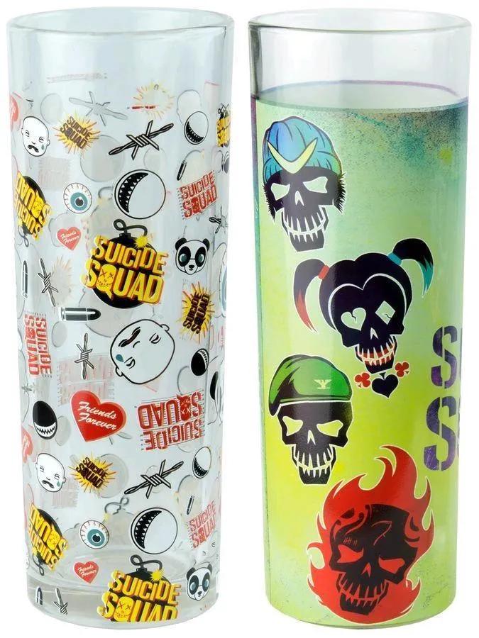 Suicide Squad - Skulls and Pattern Tumbler Set of 2 - Image 2