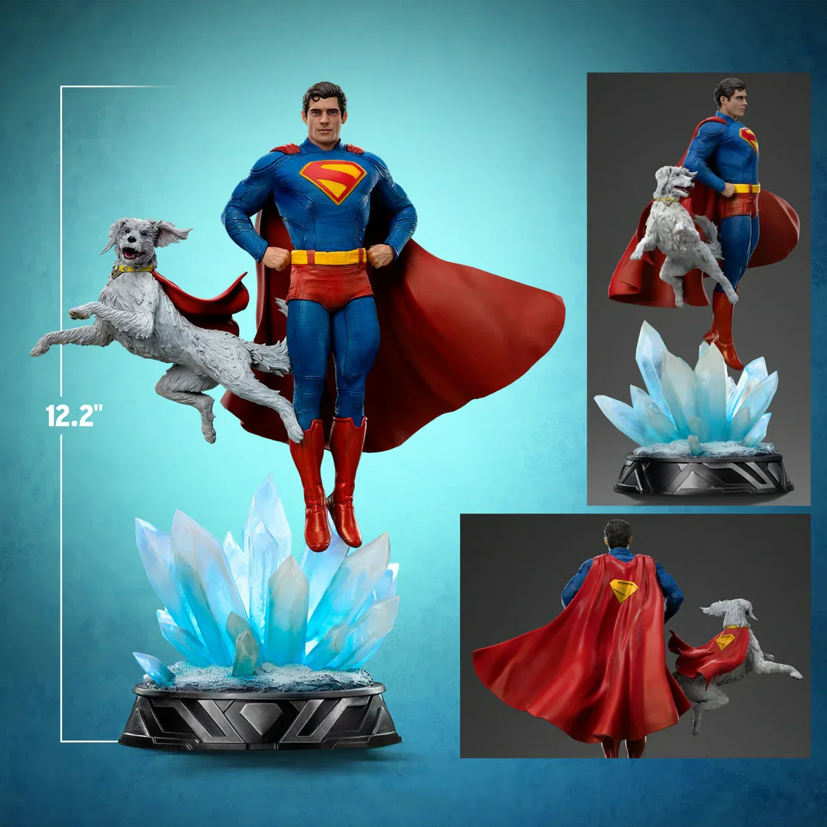 Superman (2025) - Superman & Krypto 1:10 Scale Statue - Image 3