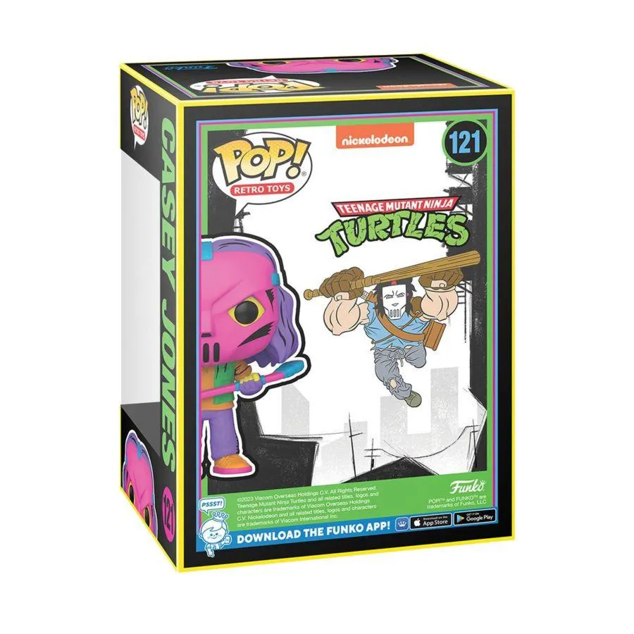 Teenage Mutant Ninja Turtles (Comic) - Casey Jones US Exclusive Blacklight Pop! Vinyl [RS] - Image 4