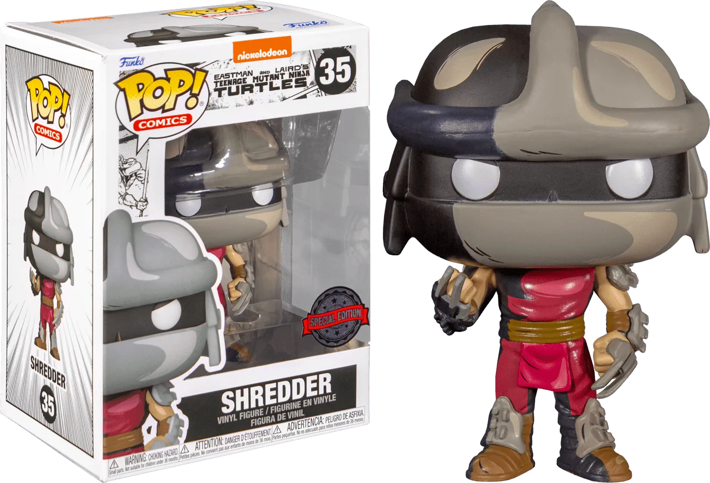 Teenage Mutant Ninja Turtles (Comic) - Shredder (with chase) US Exclusive Pop! Vinyl