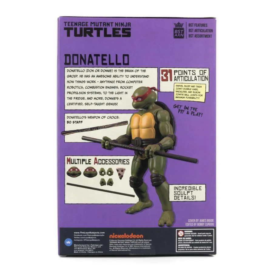 Teenage Mutant Ninja Turtles (comics) - Donatello BST AXN Action Figure & Comic Book - Image 6
