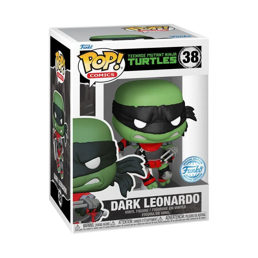 Teenage Mutant Ninja Turtles - Dark Leonardo (Comic) Pop! Vinyl [RS] - Image 3